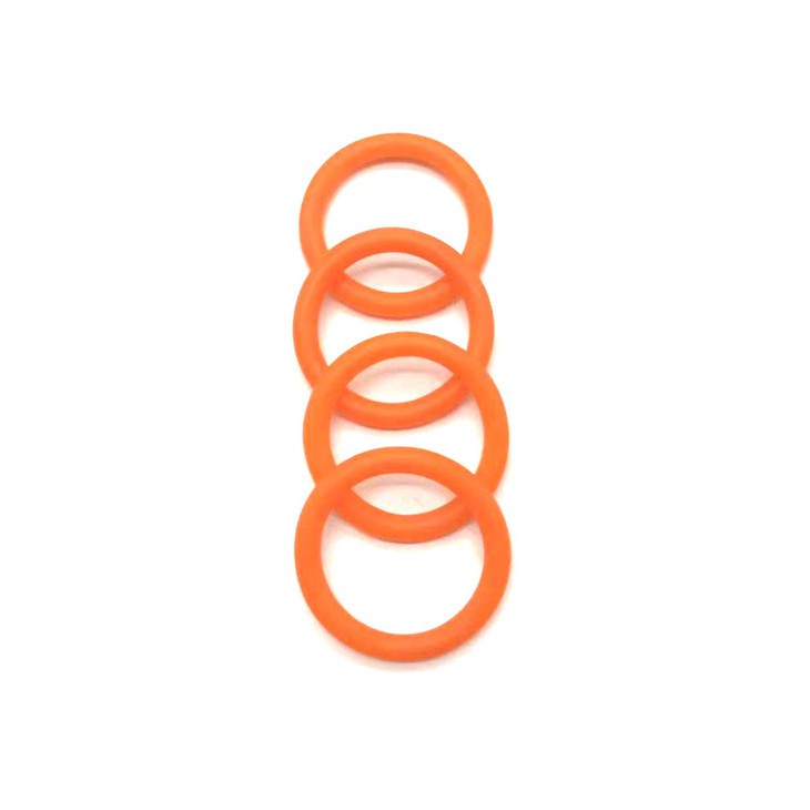 Orange Colour Silicone O Ring